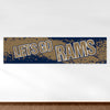 Let's Go Rams Football Party 5 Ft. Banner