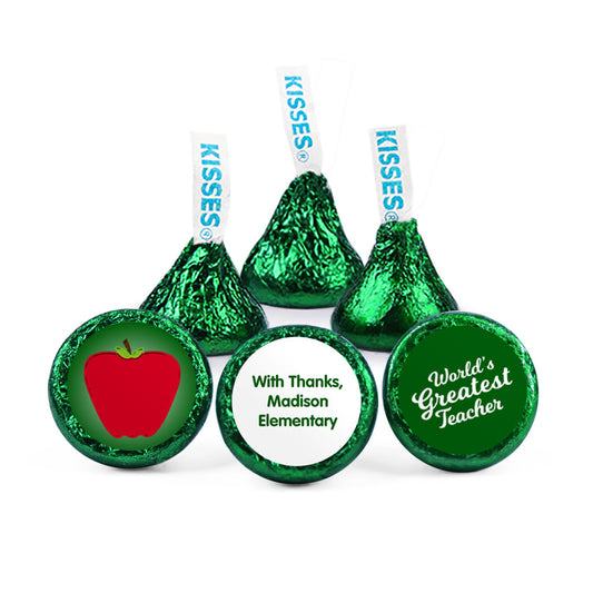 Personalized Teacher Appreciation Big Apple Hershey's Kisses