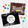 Personalized Teacher Appreciation Colorful Thank You Milk Chocolate M&Ms