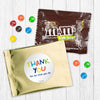 Personalized Teacher Appreciation Colorful Thank You Milk Chocolate M&Ms