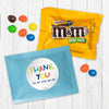 Personalized Teacher Appreciation Colorful Thank You Peanut M&Ms