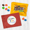 Personalized Teacher Appreciation Colorful Thank You Peanut M&Ms