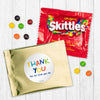 Personalized Teacher Appreciation Colorful Thank You Skittles