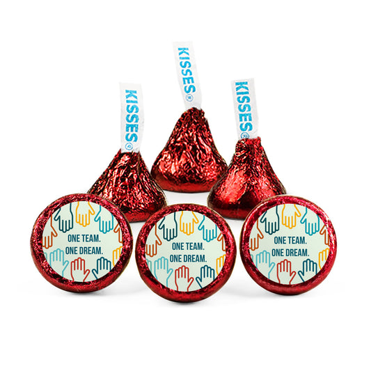 Personalized Teamwork One Team One Dream Hershey's Kisses