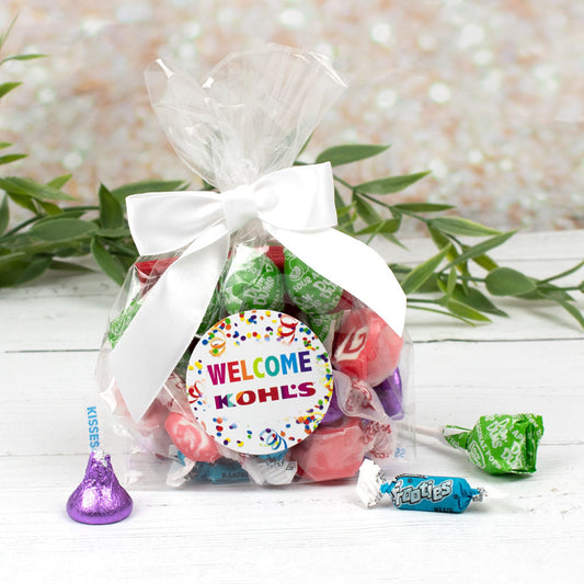 Personalized Colorful You're Welcome Goodie Bag Favor