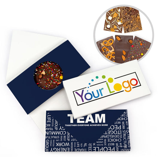 Personalized Word Cloud Logo Gourmet Infused Belgian Chocolate Bars (3.5oz)