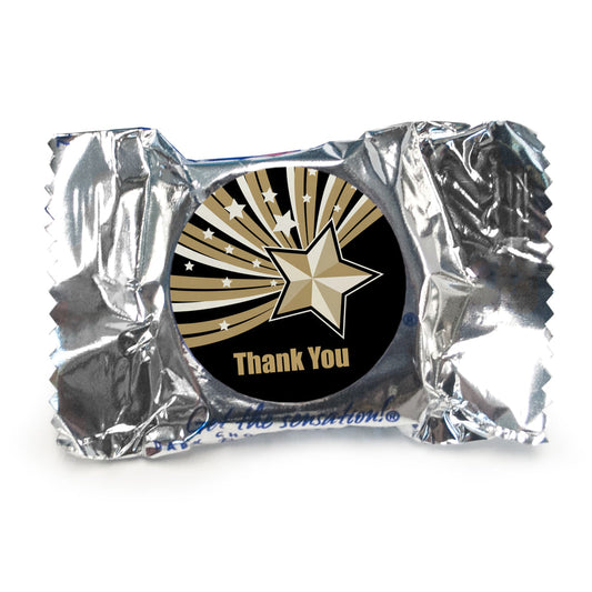 Business Thank You Personalized York Peppermint Patties Gold Stars - pack of 70