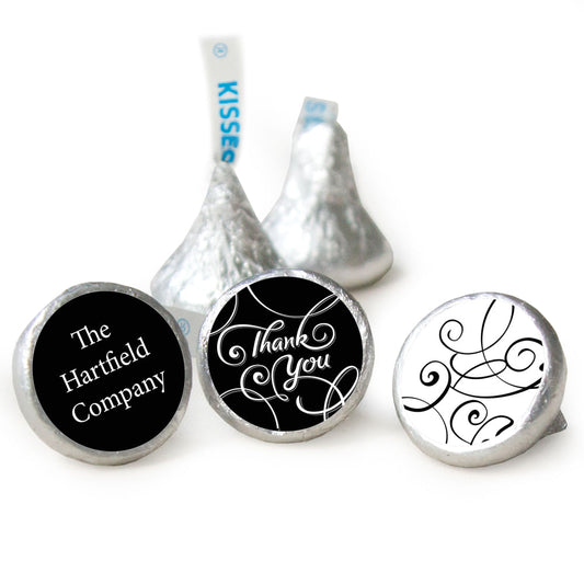 Thank You Personalized Hershey's Kisses Scroll Assembled Kisses