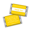 Personalized Thank You Classic Crisscross Hershey's Miniature Wrappers Only