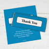 Thank You Personalized Chocolate Bar Wrappers Classic Crisscross