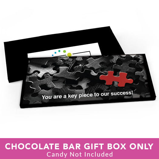 Deluxe Personalized Business Thank You Add Your Logo Candy Bar Favor Box