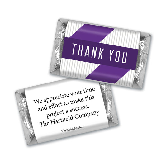 Personalized Thank You Extending Thanks Hershey's Miniatures