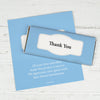 Thank You Personalized Chocolate Bar Wrappers Pin Dots