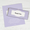 Thank You Personalized Chocolate Bar Wrappers Pin Dots