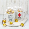 Personalized Doing A Great Job 11oz Mug with Lindt Truffles