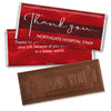 Thank You Candy Bars Personalized Embossed Chocolate Bars - Chevron