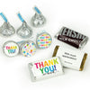 Thank You Candy Hershey's Kisses & Hershey's Miniatures for Party Favors