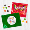 Personalized Business Thanks For All You Do Skittles