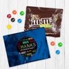 Personalized Business Thanks Languages Milk Chocolate M&Ms