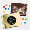 Personalized Business Thanks Languages Milk Chocolate M&Ms