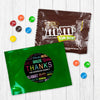 Personalized Business Thanks Languages Milk Chocolate M&Ms