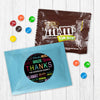 Personalized Business Thanks Languages Milk Chocolate M&Ms