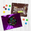 Personalized Business Thanks Languages Milk Chocolate M&Ms