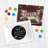 Personalized Business Thanks Languages Milk Chocolate M&Ms