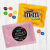 Personalized Business Thanks Languages Peanut M&Ms