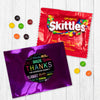 Personalized Business Thanks Languages Skittles