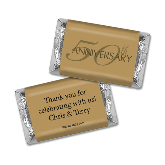 50th Anniversary Mini Candy Bar Wrapper