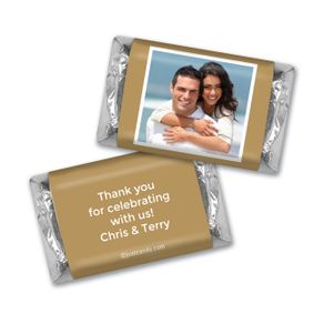 Anniversary Personalized Hershey's Miniatures Photo & Message