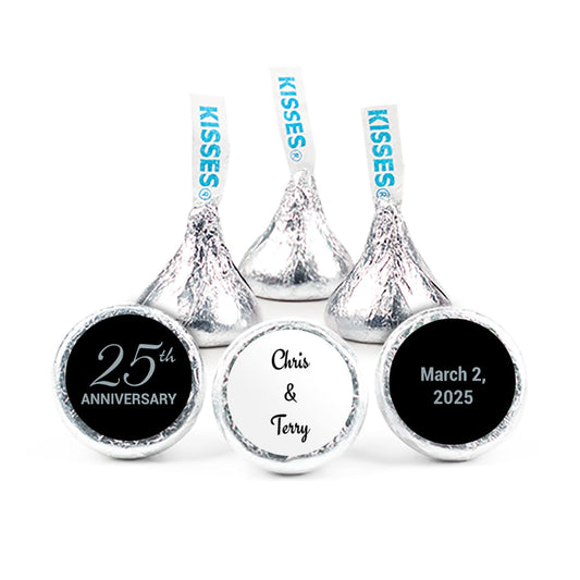 Personalized 25th Anniversary Hershey's Kisses