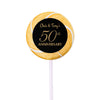 Anniversary Party Favors Personalized Small Swirly Pop 50th Anniversary Favor (24 Pack)