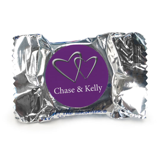 Personalized Wedding Reception Favors Peppermint Patties - pack of 70