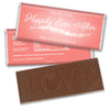 Wedding Favor Personalized Embossed Chocolate Bar "Happily Ever After"