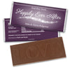 Wedding Favor Personalized Embossed Chocolate Bar "Happily Ever After"