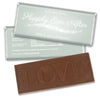 Wedding Favor Personalized Embossed Chocolate Bar "Happily Ever After"