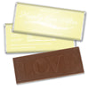 Wedding Favor Personalized Embossed Chocolate Bar "Happily Ever After"