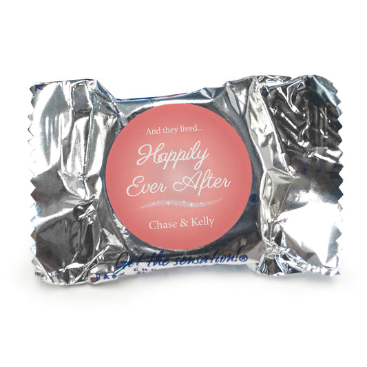 Personalized Wedding Reception Favors Peppermint Patties - pack of 70