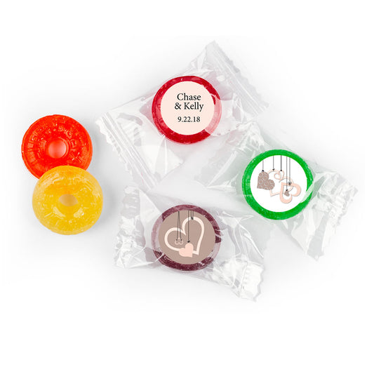 Wedding LifeSavers 5 Flavor Hard Candy -Hanging Hearts