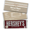 Wedding Favor Personalized Hershey's Milk Chocolate Bar Burlap and Lace