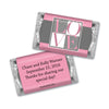 Wedding Favor Personalized Hershey's Miniatures Pop Art Square Love