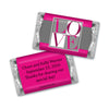 Wedding Favor Personalized Hershey's Miniatures Pop Art Square Love