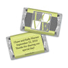 Wedding Favor Personalized Hershey's Miniatures Pop Art Square Love