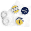 Nautical Wedding Stickers - Personalized Life Savers