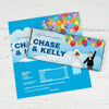 Wedding Favor Personalized Chocolate Bar Wrappers Bride and Groom Up Theme