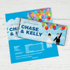 Wedding Favor Personalized Chocolate Bar Wrappers Bride and Groom Up Theme