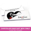 Deluxe Personalized Wedding One Heart Candy Bar Favor Box