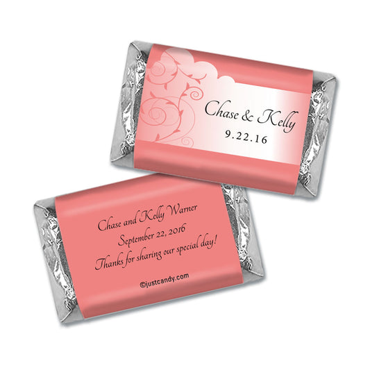 Personalized Wedding Reception Favors Mini Wrappers